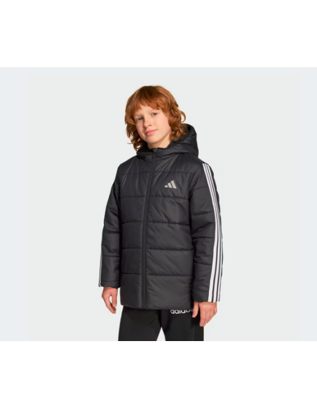 Giubbotto Unisex Adidas Essentials 3-Stripes - Nero/Bianco