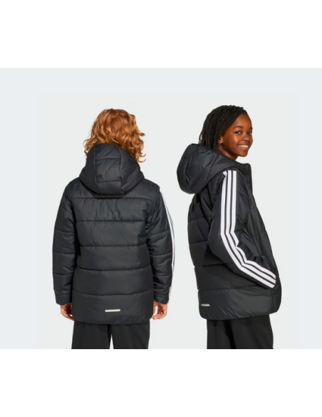 Giubbotto Unisex Adidas Essentials 3-Stripes - Nero/Bianco