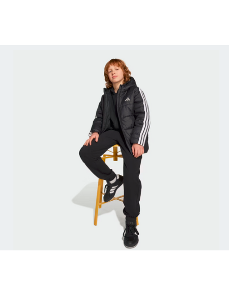 Giubbotto Unisex Adidas Essentials 3-Stripes - Nero/Bianco