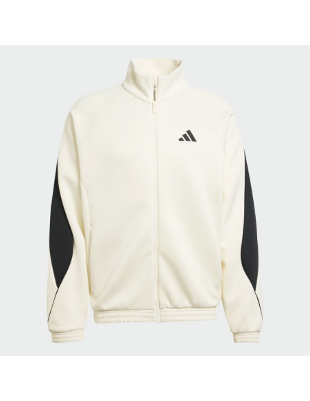 Adidas Damen Stadium Jacke - Weiß/Schwarz