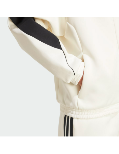 Veste Adidas Stadium pour femme - Blanc/Noir