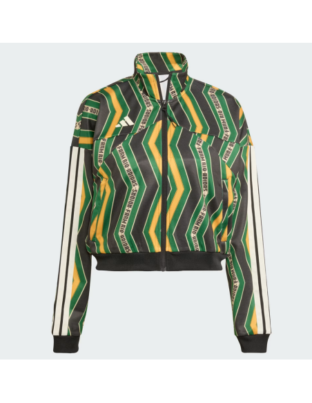 Giacca Donna Adidas x FARM da allenamento Tiro - Nero