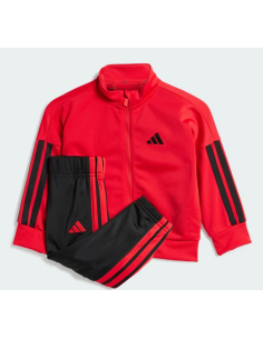 Tuta Bambino Adidas Essentials - Rosso/Nero
