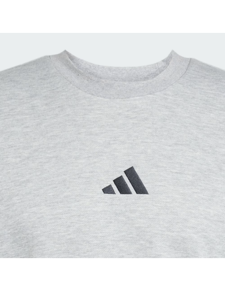 Adidas Essentials 3-Streifen Herren-Sweatshirt – Grau/Schwarz