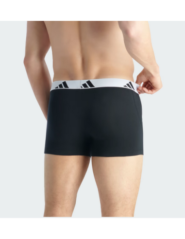 Due Boxer Uomo Adidas Active Flex Cotton - Nero