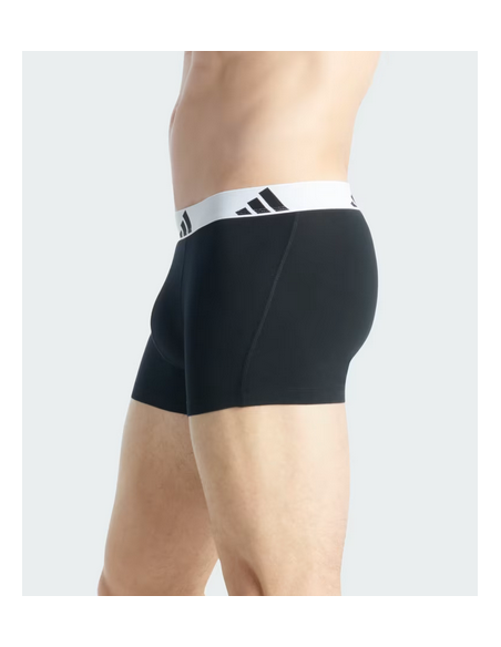 Due Boxer Uomo Adidas Active Flex Cotton - Nero