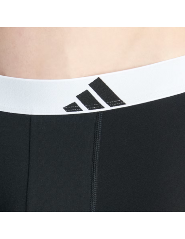 Due Boxer Uomo Adidas Active Flex Cotton - Nero