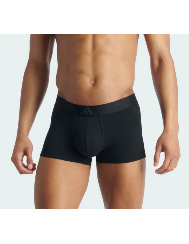Due Boxer Uomo Adidas Active Flex Cotton - Nero