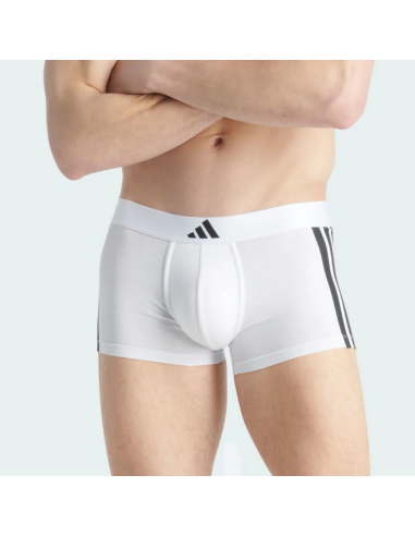 Due Boxer Uomo Adidas Active Flex Cotton - Bianco