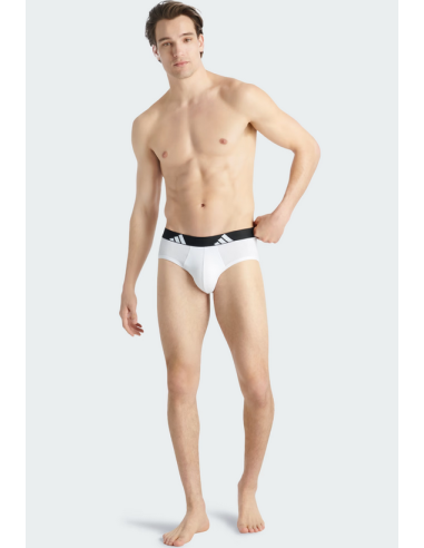 Three Adidas Active Flex Cotton Men's Briefs -...