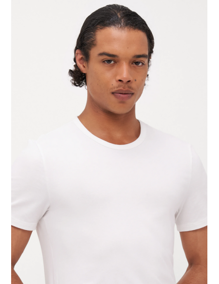 T-shirt uomo Adidas Active Flex Cotton Crew Neck 2pk - Bianco