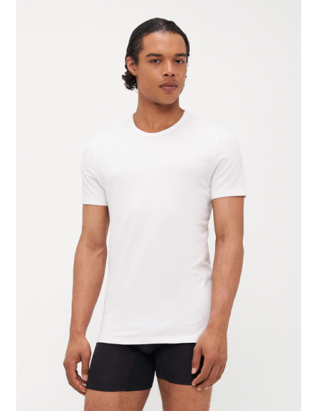 T-shirt pour homme Adidas Active Flex Cotton Crew Neck 2pk - Blanc