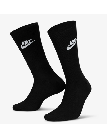Nike Sportswear Everyday Essential Three Pair Socks - Black