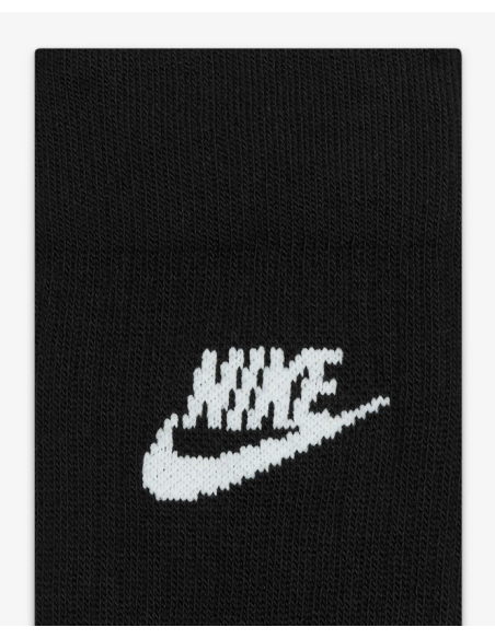 Tre Paia di Calze Nike Sportwear Everyday Essential - Nero
