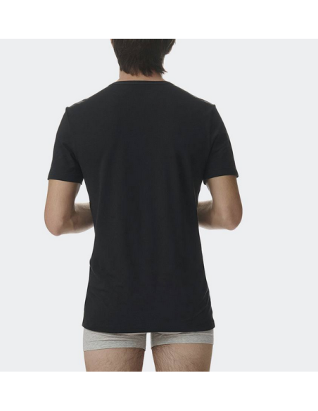 T-shirt uomo Adidas Active Flex Cotton Crew Neck 2pk - Nero