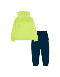 Tuta bambino Nike Fleece - Giallo Fluo/Blu 2
