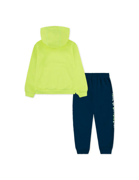 Tuta bambino Nike Fleece - Giallo Fluo/Blu