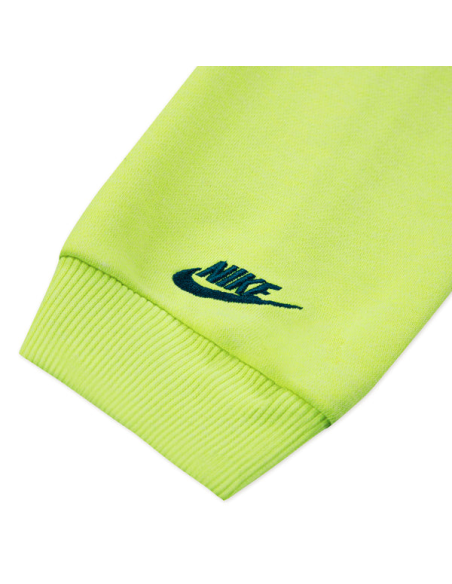 Tuta bambino Nike Fleece - Giallo Fluo/Blu
