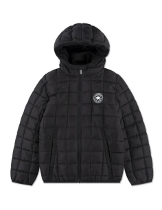 Giubbotto Converse Ragazzo Square Quilted - Nero