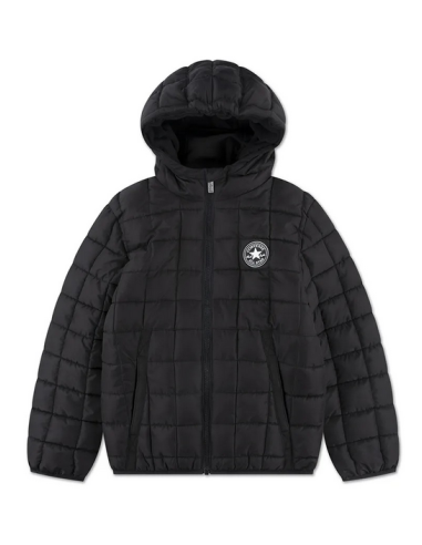 Giubbotto Converse Ragazzo Square Quilted - Nero