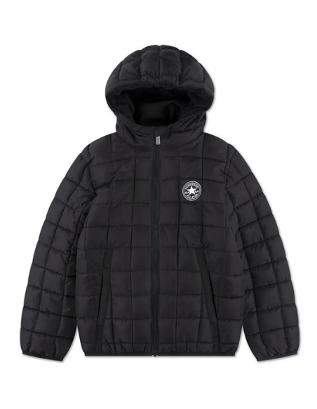 Giubbotto Converse Ragazzo Square Quilted - Nero
