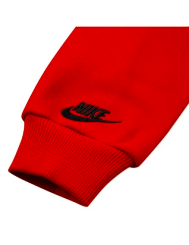 Tuta bambino Nike Fleece - Rosso/Nero