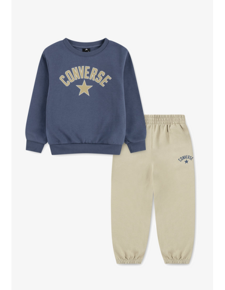 Tuta Bambino Converse Heritage - Blu/Beige