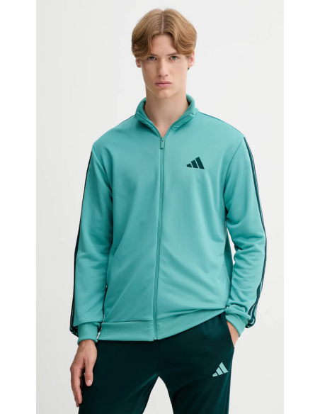 Adidas 3 Stripes Herren-Trainingsanzug – Grün