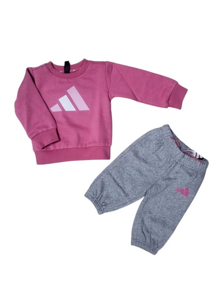 Chándal Adidas Essentials para niña - Rosa/Gris