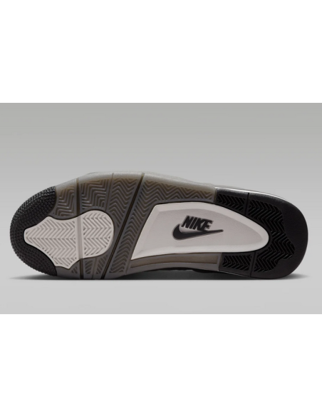 Chaussures Air Jordan 4 Retro « Cave Stone and Black » pour homme - Gris