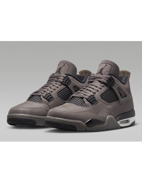 Chaussures Air Jordan 4 Retro « Cave Stone and Black » pour homme - Gris