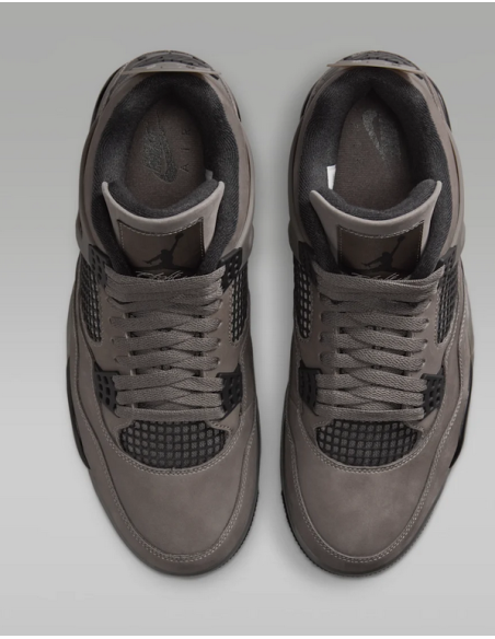 Scarpe Uomo Air Jordan 4 Retro "Cave Stone and Black" - Grigio