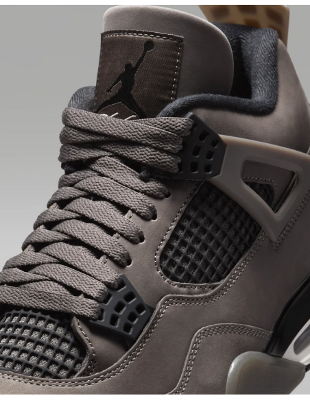 Scarpe Uomo Air Jordan 4 Retro "Cave Stone and Black" - Grigio