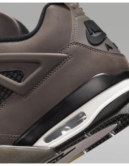 Scarpe Uomo Air Jordan 4 Retro "Cave Stone and Black" - Grigio