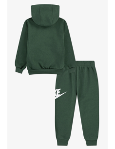 Tuta Bambino Nike Club Fleece - Verde 2