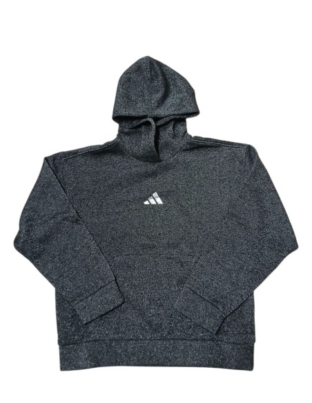 Felpa Donna Adidas ALL SZN Holiday Glitter Fleece Loose - Grigio