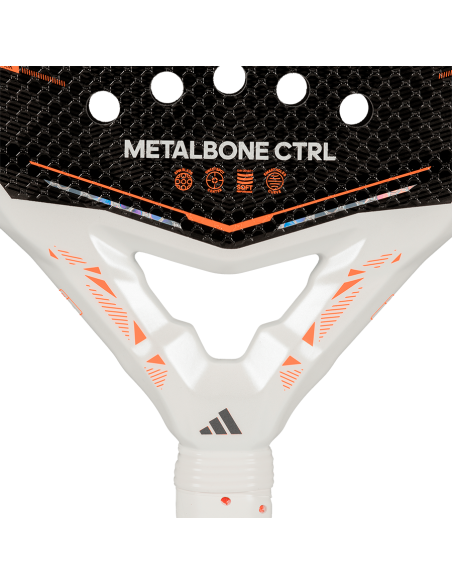 Adidas Metalbone Ctrl 2026 Padelschläger – Weiß