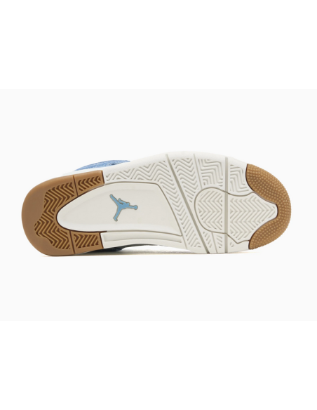 Air Jordan 4 Retro Tex "Denim" Shoes - Light Blue