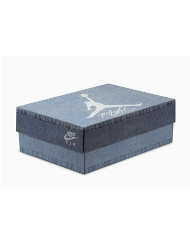 Air Jordan 4 Retro Tex "Denim" Shoes - Light Blue