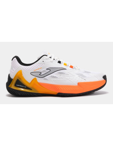 Joma Open Men's Padel Shoes - White/Orange