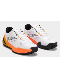 Scarpe Uomo Padel Joma Open - Bianco/Arancio 2
