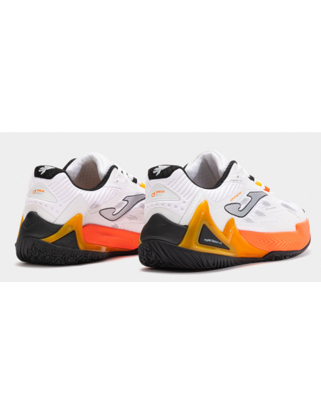 Joma Open Men's Padel Shoes - White/Orange