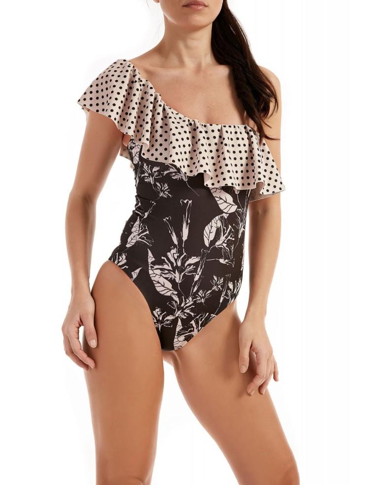 Swimwear F**K MONOKINI VOLANT CATALINA - G307NR