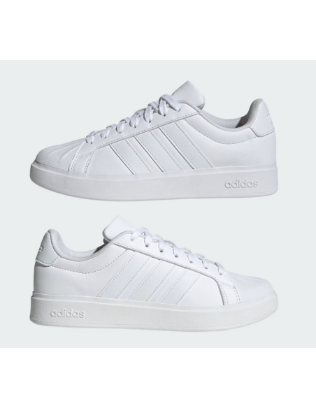 Chaussures Adidas Streettalk pour garçon - Blanches