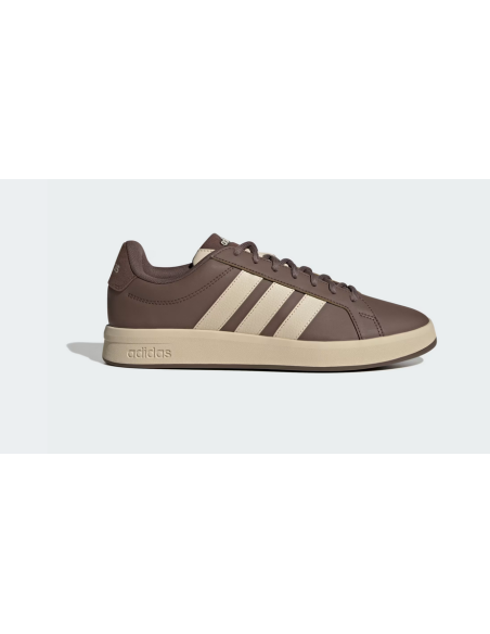 Scarpe Uomo Adidas Grand Court Base 3.0 - Marrone