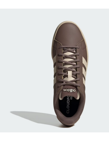 Scarpe Uomo Adidas Grand Court Base 3.0 - Marrone