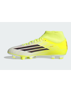 Botas de fútbol Adidas F50 Club Mid - Amarillo Fluorescente