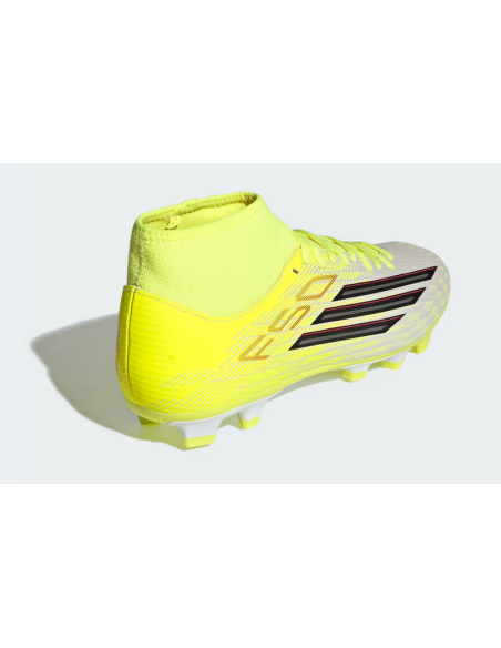 Adidas F50 CLUB Mid Soccer Cleats - Fluorescent Yellow