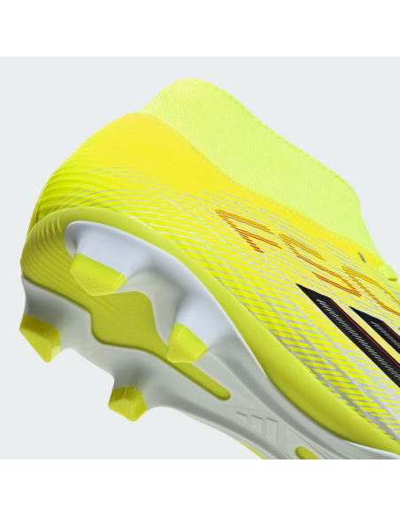 Chaussures de football Adidas F50 CLUB Mid - Jaune fluo