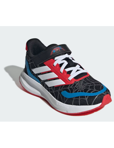 Chaussures enfant Adidas Runfalcon Spider-Man EL I - Noires